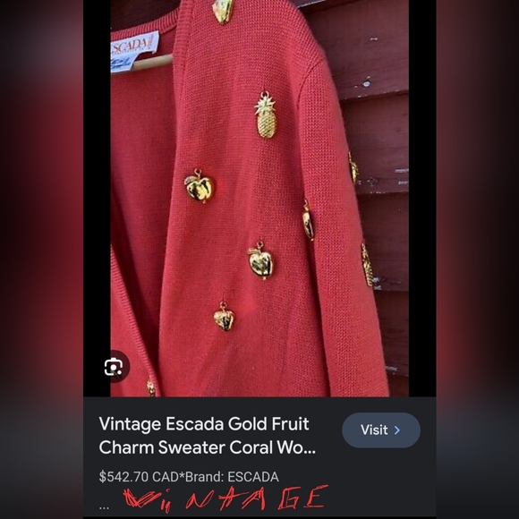 💥 !! ESCADA MARGARETHA LEY CARDIGAN  !!  💥 - Picture 12 of 12